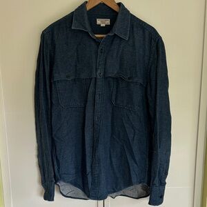 Men's Navy Shirt Jacket